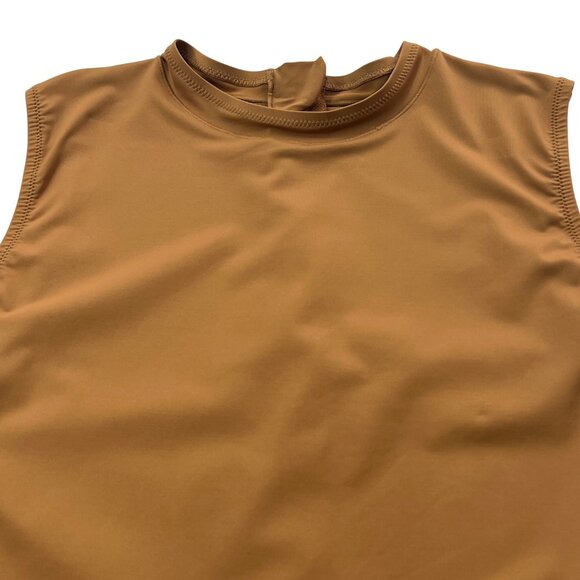 SKIMS Swim Sleeveless One Piece Almond 4X - Picture 5 of 14